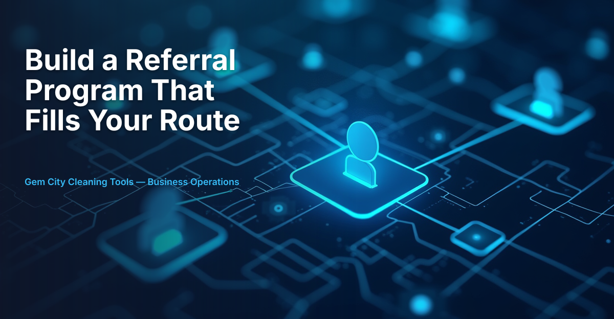 How to Build a Cleaning Business Client Referral Program
