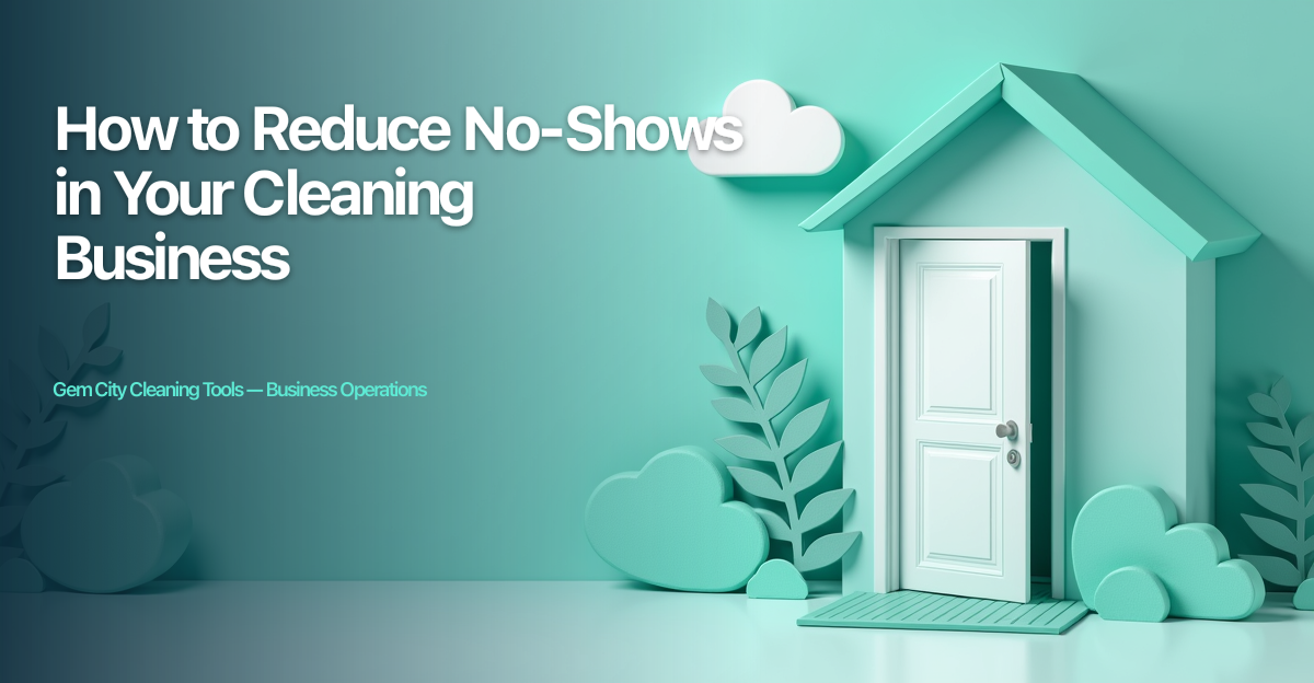 How to Reduce No-Shows in Your Cleaning Business