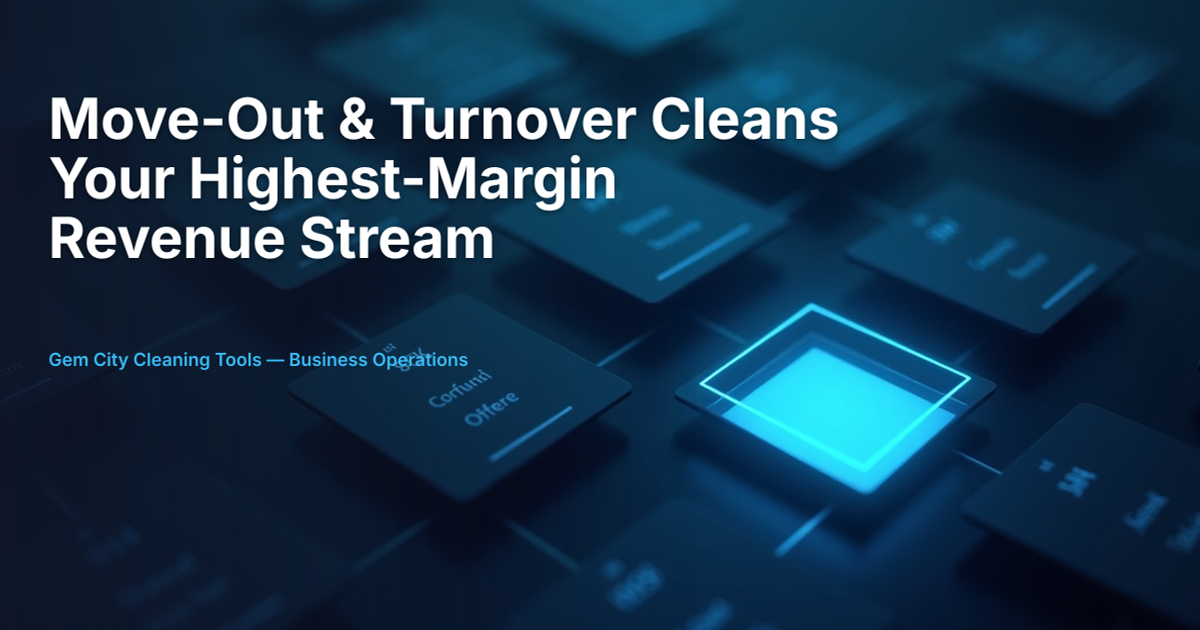 Adding Move-Out and Turnover Cleans as a Revenue Stream