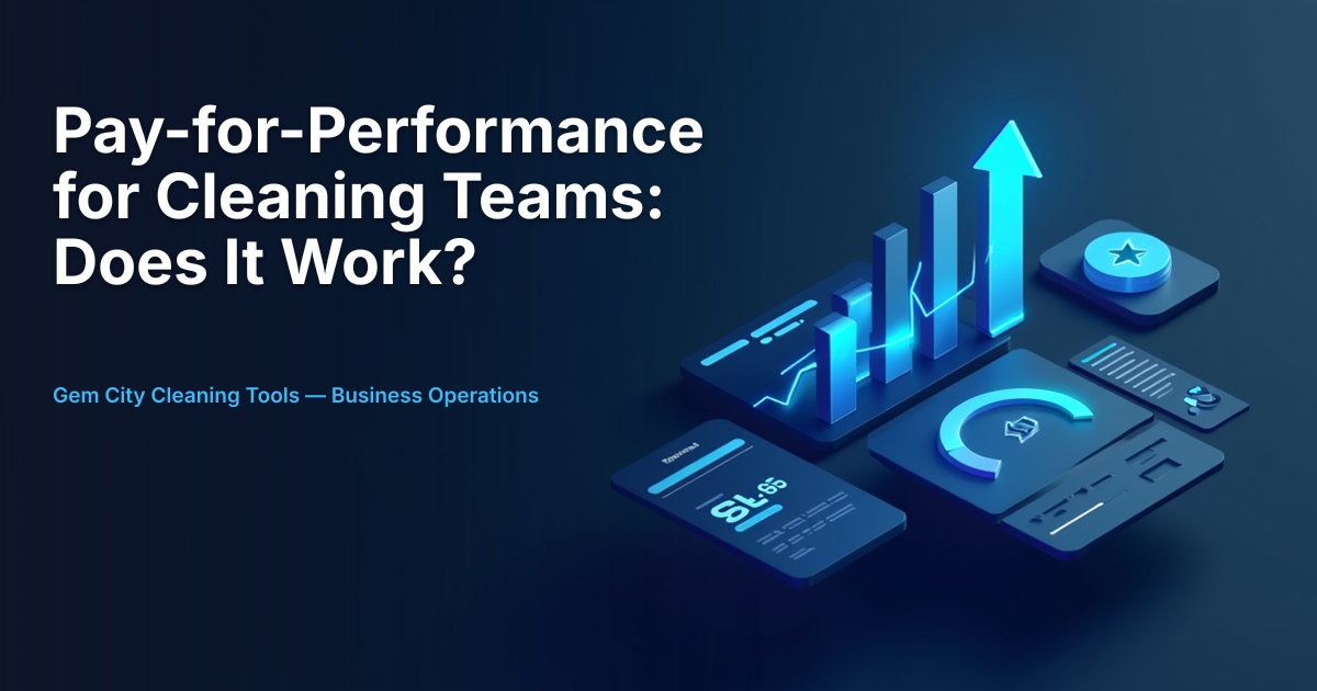 Pay-for-Performance for Cleaning Teams: Does It Actually Work?