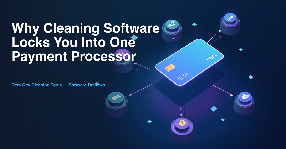 Why Cleaning Software Locks You Into One Payment Processor