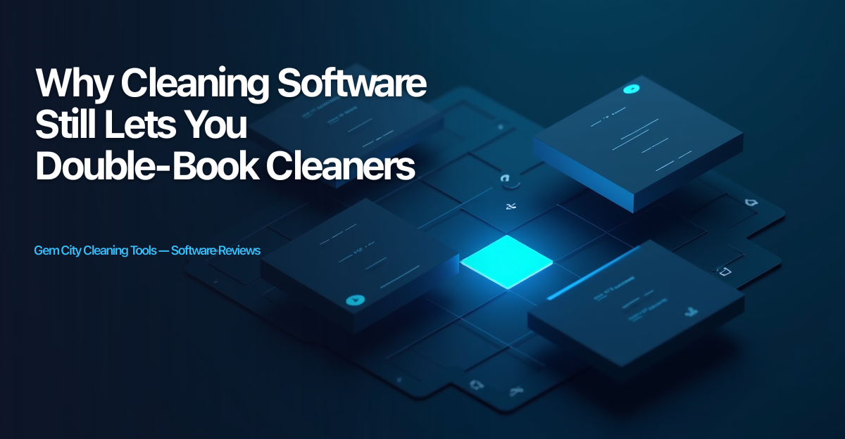 Why Cleaning Software Still Lets You Double-Book Cleaners