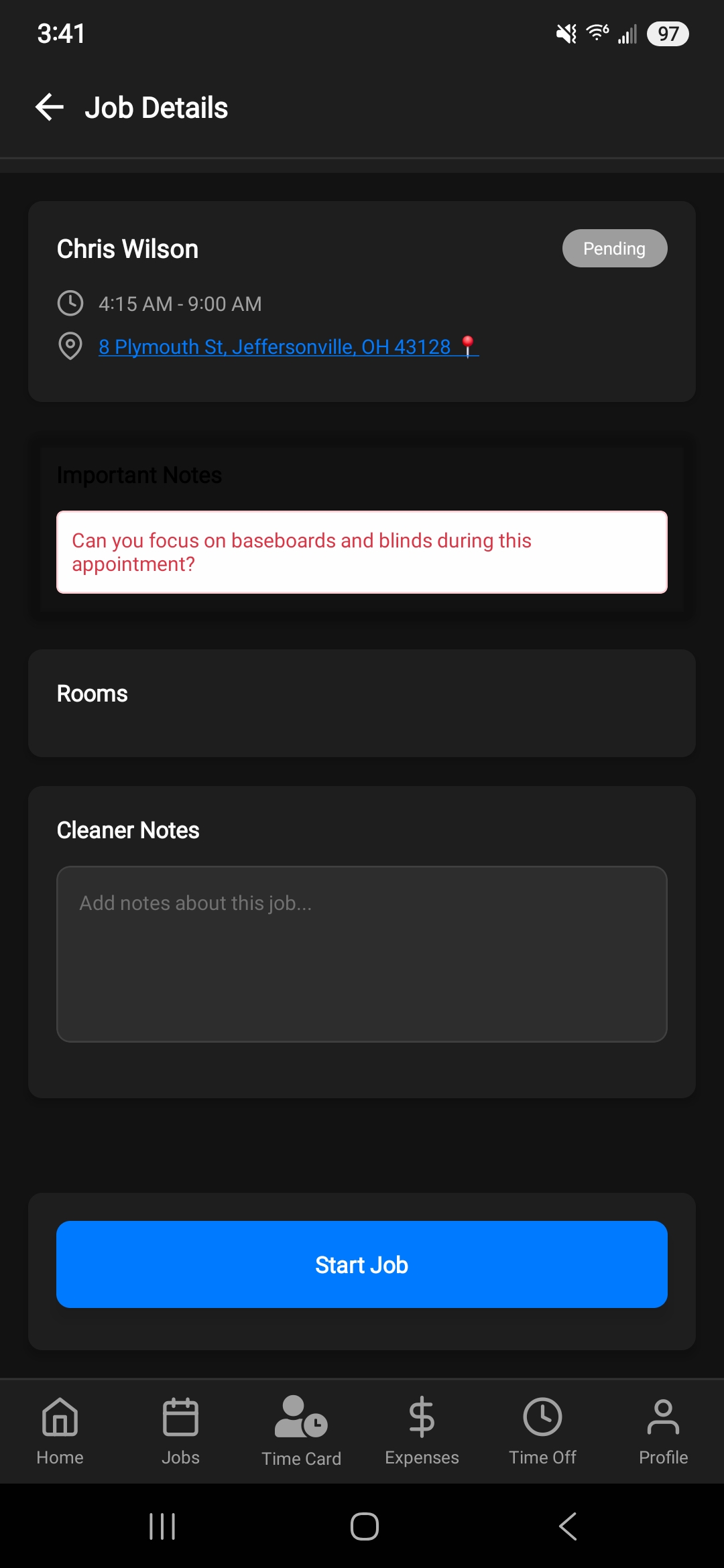 Client notes